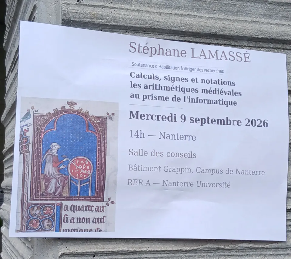 Soutenance HDR Stéphane Lamassé